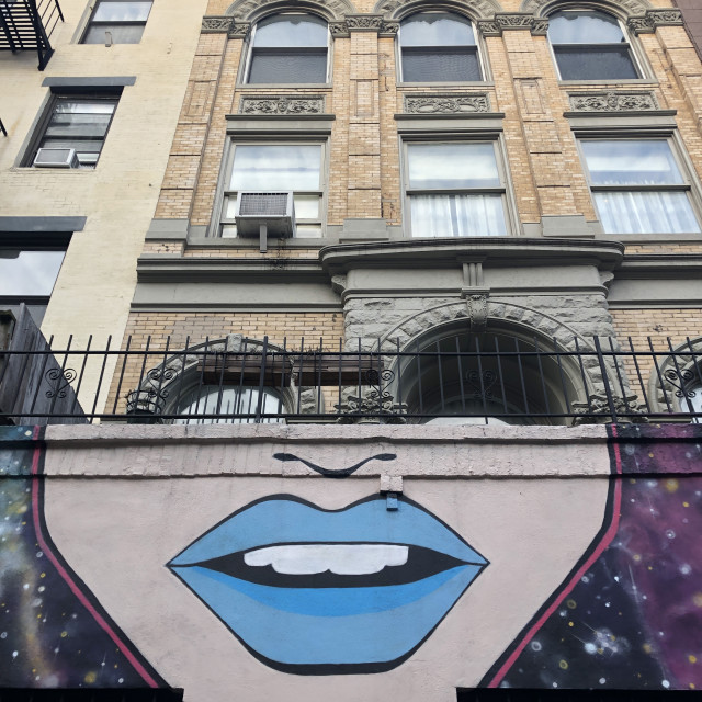 "Tenement Lips" by Aaron M Thompson PHOTO - $22.80 "Tenement Lips" stock image