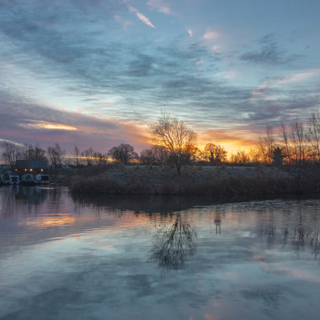 "Marina Sunrise" by Neal Smith Photography - £10.00 "Marina Sunrise" stock image