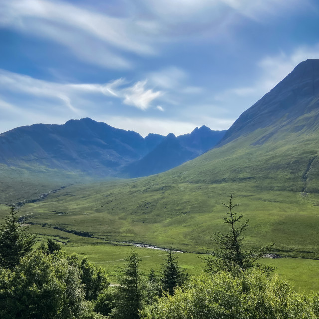 "Looking for Fairy Pools" stock image