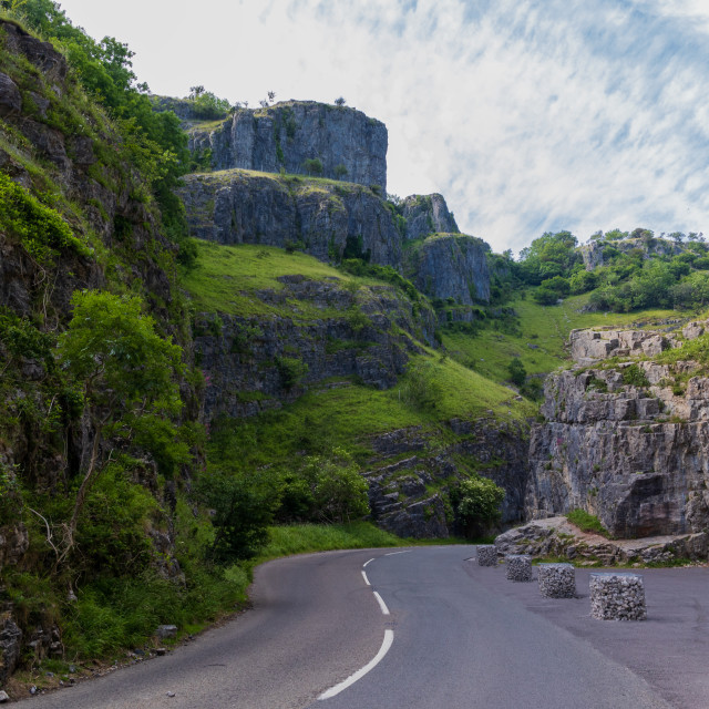 "Road Into The Gorge" by Neal Smith Photography - £10.00 "Road Into The Gorge" stock image