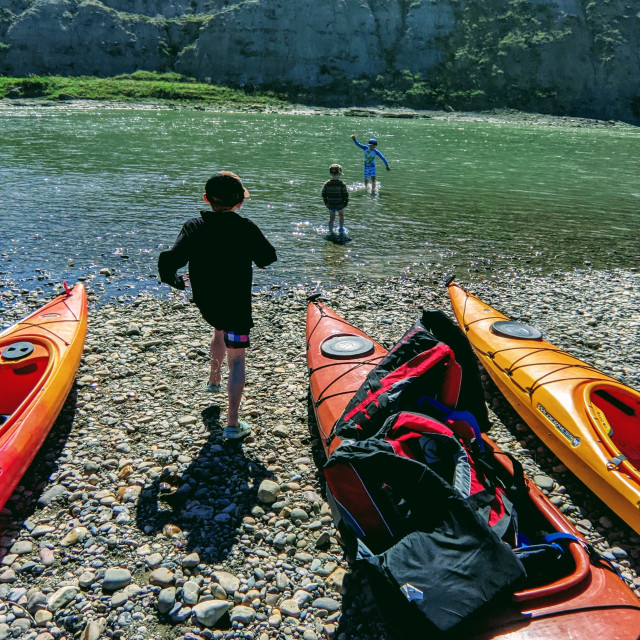 "Kayak break" by MLLL Photography - $11.41 "Kayak break" stock image