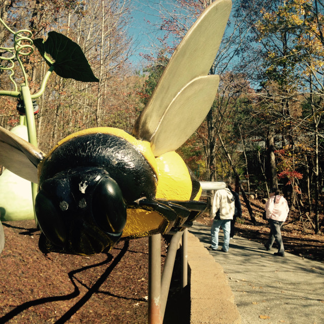 "Bee Sculpture" stock image