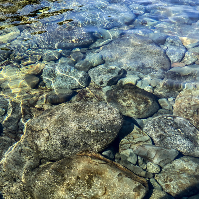 "Fairy pools on the Isle of Skye" stock image