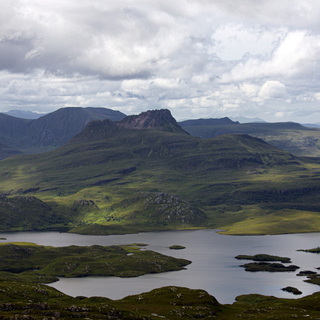 "Stac Pollaidh, Viewed from Suilven, Scottish Highlands" by John McGowan - £10.00 "Stac Pollaidh, Viewed from Suilven, Scottish Highlands" stock image