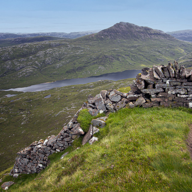 "Canisp, Viewed from Suilven, Scottish Highlands" by John McGowan - £10.00 "Canisp, Viewed from Suilven, Scottish Highlands" stock image