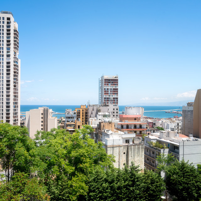 "City-view of Beirut in Lebanon" by Roman Robroek - £24.95 "City-view of Beirut in Lebanon" stock image