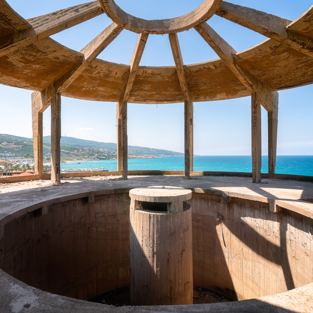 "Abandoned Aquarium Tower in Batroun Lebanon" by Roman Robroek - $30.80 "Abandoned Aquarium Tower in Batroun Lebanon" stock image