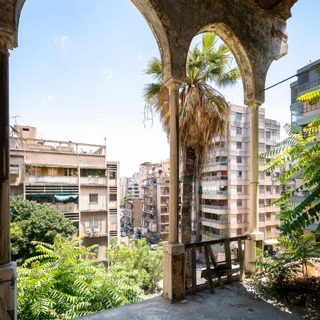 "Arches in an Abandoned Palace in Beirut Lebanon" by Roman Robroek - $30.80 "Arches in an Abandoned Palace in Beirut Lebanon" stock image