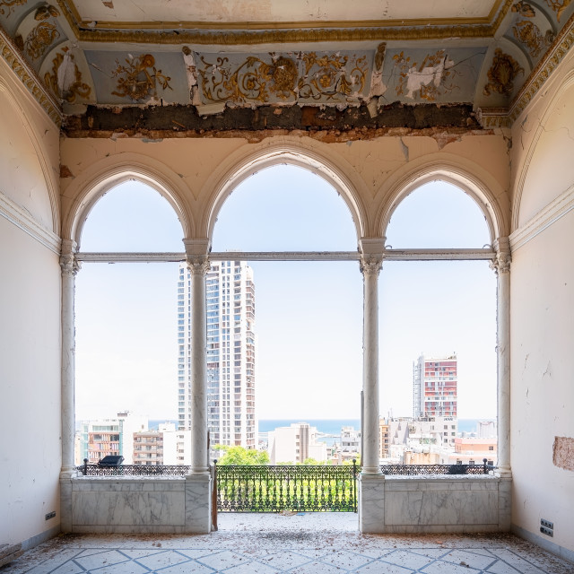 "Balcony of Quantum House in Beirut Lebanon" by Roman Robroek - $30.80 "Balcony of Quantum House in Beirut Lebanon" stock image
