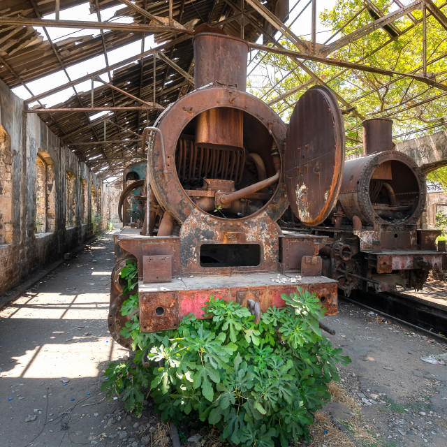 "Abandoned Train Industrial Heritage" by Roman Robroek - $30.80 "Abandoned Train Industrial Heritage" stock image