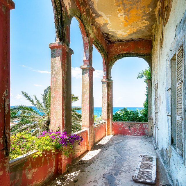 "Balcony of Rose House in Beirut Lebanon" by Roman Robroek - $30.80 "Balcony of Rose House in Beirut Lebanon" stock image
