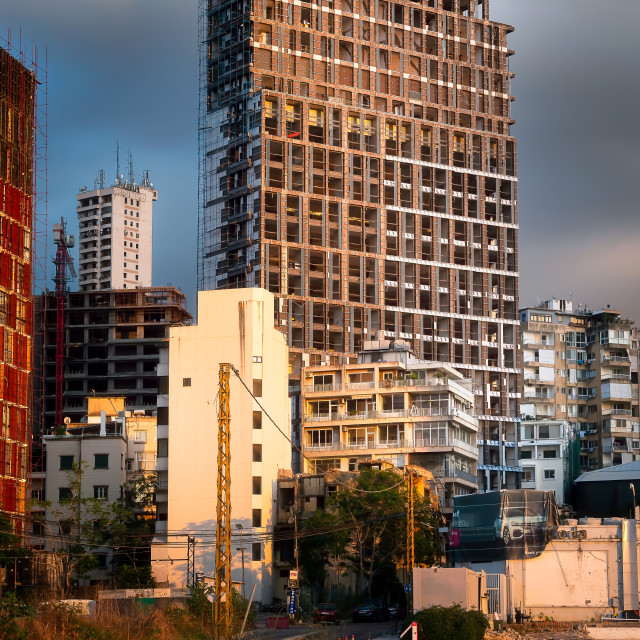 "Big Damaged Building by Port of Beirut Explosion Lebanon" by Roman Robroek - $30.80 "Big Damaged Building by Port of Beirut Explosion Lebanon" stock image