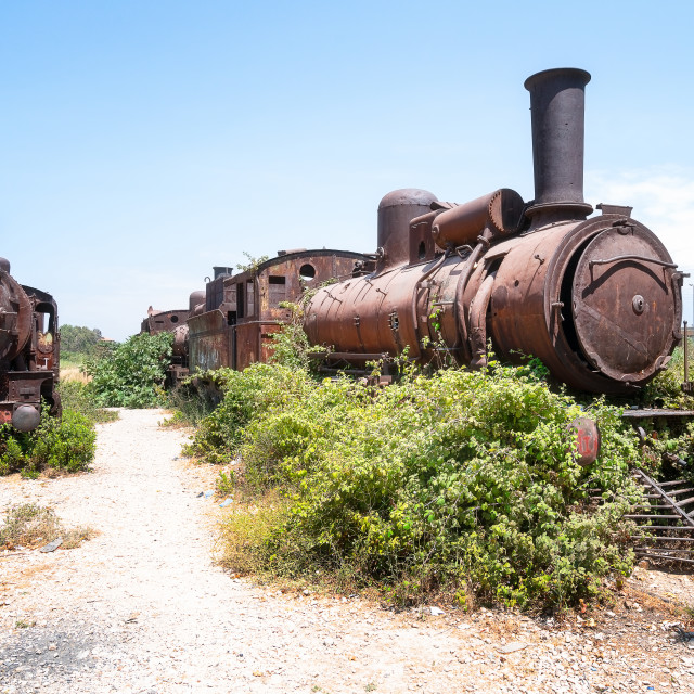 "Abandoned Trains Industrial Heritage" by Roman Robroek - $30.80 "Abandoned Trains Industrial Heritage" stock image