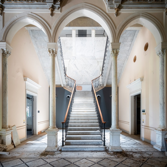 "Main Staircase of Quantum House in Beirut Lebanon" by Roman Robroek - $30.80 "Main Staircase of Quantum House in Beirut Lebanon" stock image