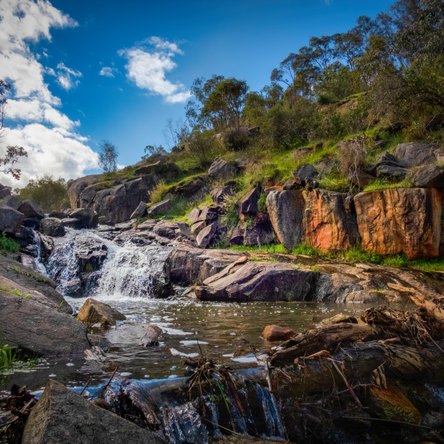 "Nyaania Creek in Full Flow" stock image