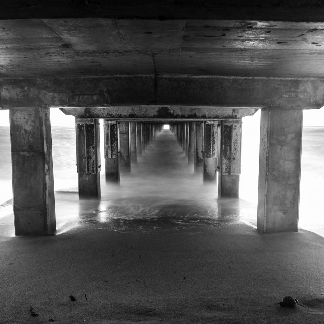 "Under The Boardwalk" by Mark Fox - £21.00 "Under The Boardwalk" stock image