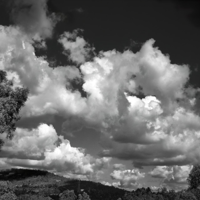 "Perth Hills Cloudscape" stock image