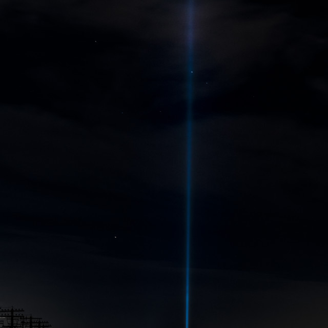 "Memorial Lights 2" stock image