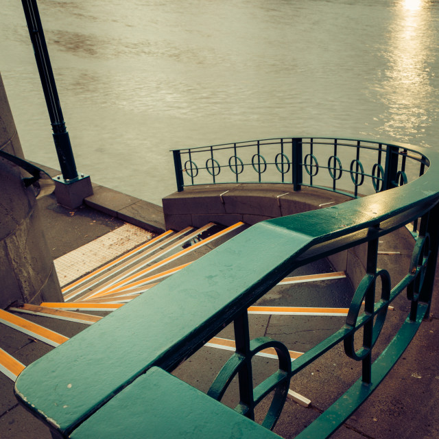 "Leading Steps" by Mark Fox - £21.00 "Leading Steps" stock image