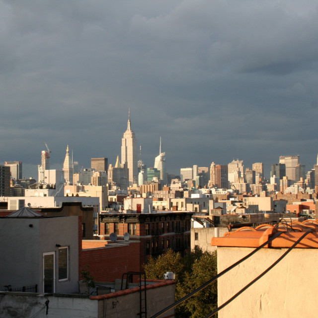 "Midtown storm- NYC" by Aaron M Thompson PHOTO - $22.80 "Midtown storm- NYC" stock image
