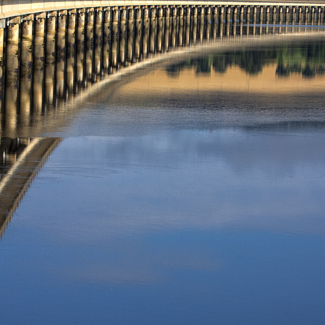 "A View of the Bridge - Cromarty Causeway, Scottish Highlands" by John McGowan - £15.00 "A View of the Bridge - Cromarty Causeway, Scottish Highlands" stock image
