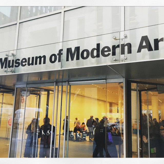 "The Museum of Modern Art- Midtown Manhattan, NYC" stock image