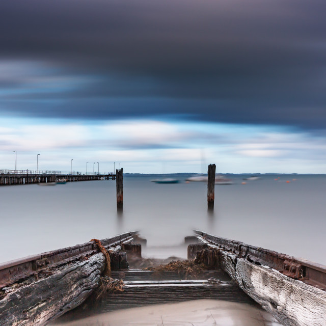 "Flinders Boat Ramp, Victoria" by Mark Fox - £21.00 "Flinders Boat Ramp, Victoria" stock image