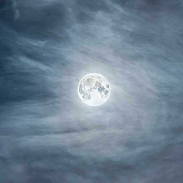 "Blue Moon" stock image