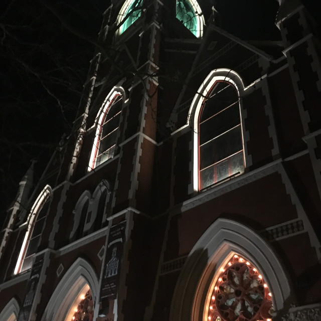 "Brooklyn Cathedral- Brooklyn Heights, NYC" stock image