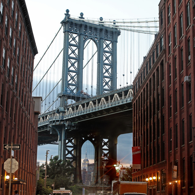 "Brooklyn Bridge" stock image