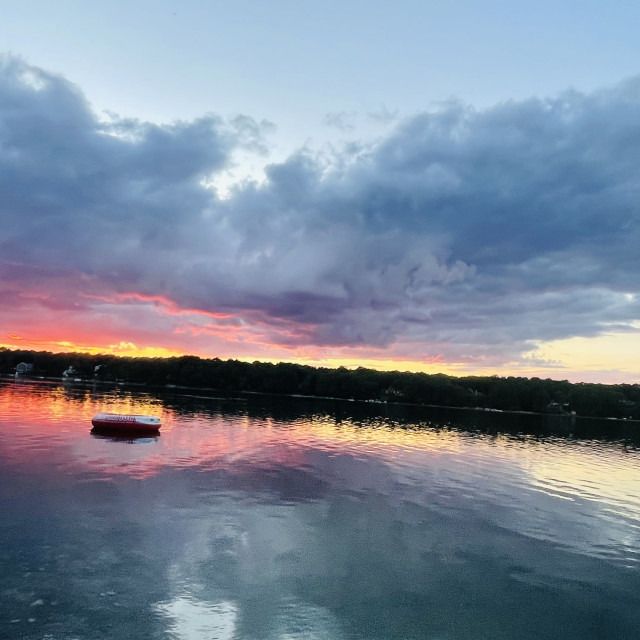 "Pretty clouds" stock image