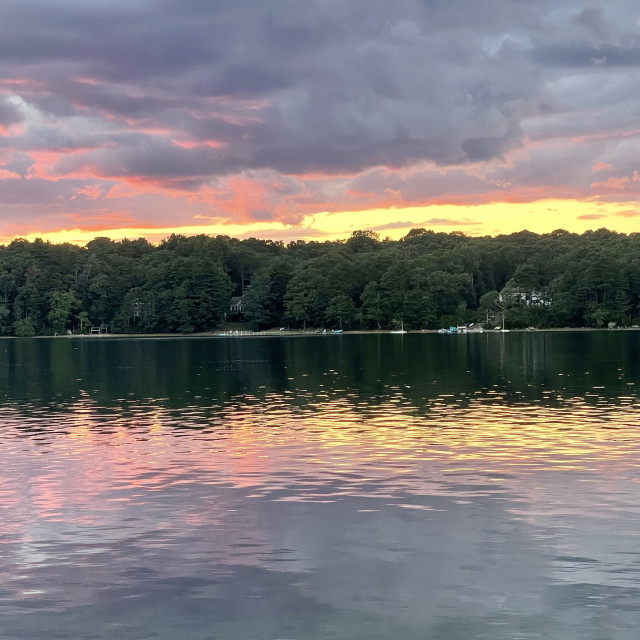 "Colorful sky’s" stock image