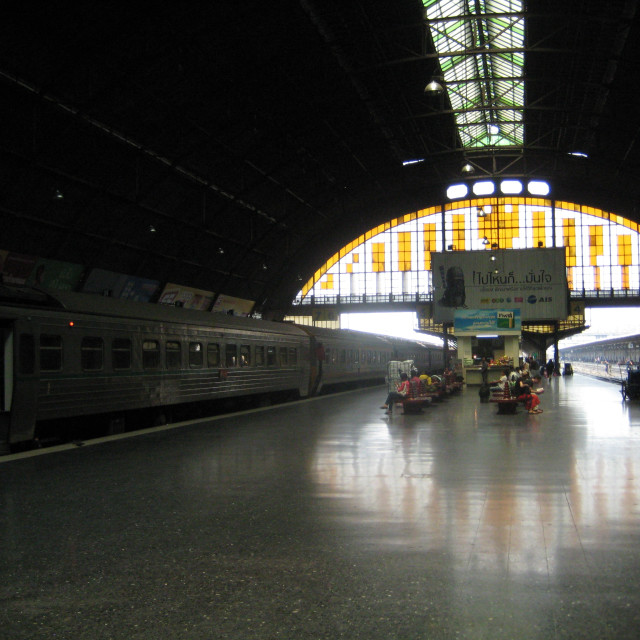 "Bangkok Train Station" stock image