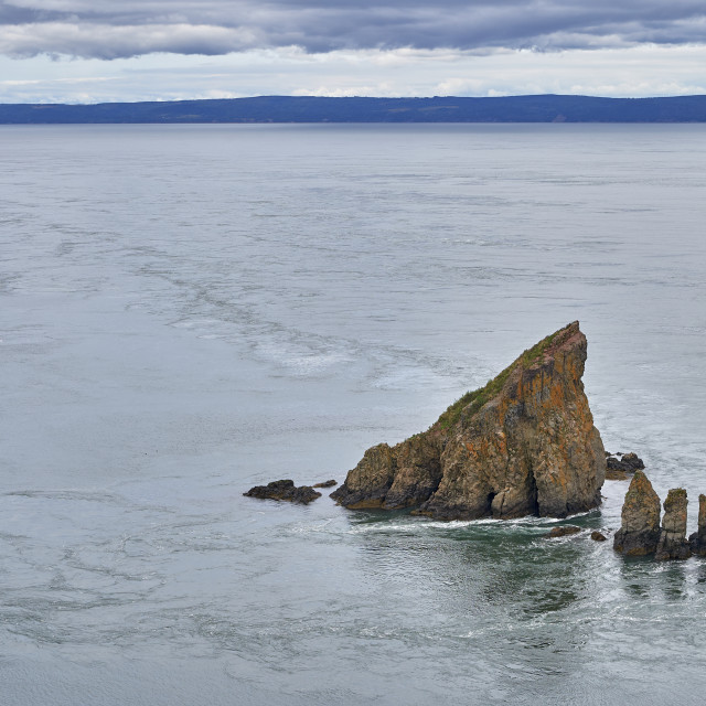 "Cape Split - Rock Formation" stock image