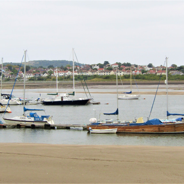 "Conwy Boats - a closer view" by Thulborn-Chapman Photography - £4.20 "Conwy Boats - a closer view" stock image