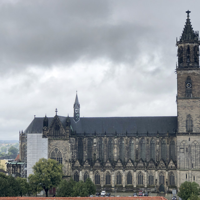 "Dom zu Magdeburg" stock image