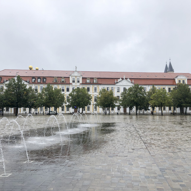 "Building of Sachsen-Anhalt Parliament" stock image