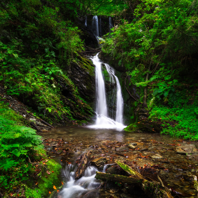 "Piscul Negru waterfall" by Tiberiu Sahlean - $3.72 "Piscul Negru waterfall" stock image