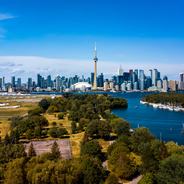 "Drone Shot from Torotno Islands from Halans Point" stock image