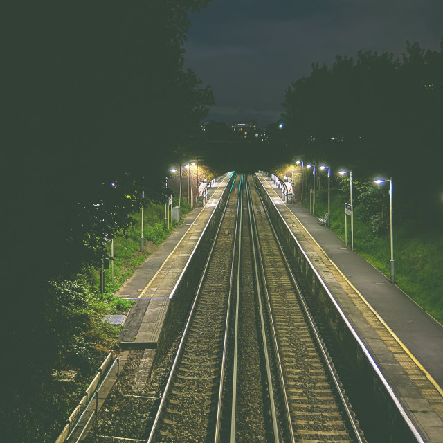 "Silent station" stock image