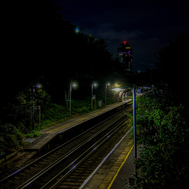 "Silent station" stock image