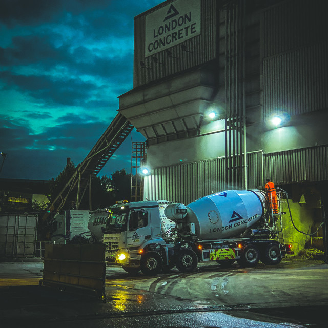 "The night shift" stock image