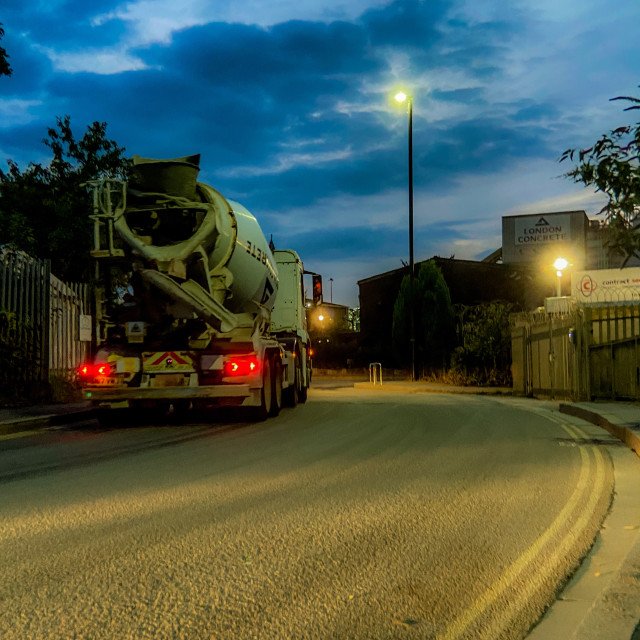 "The night shift" stock image