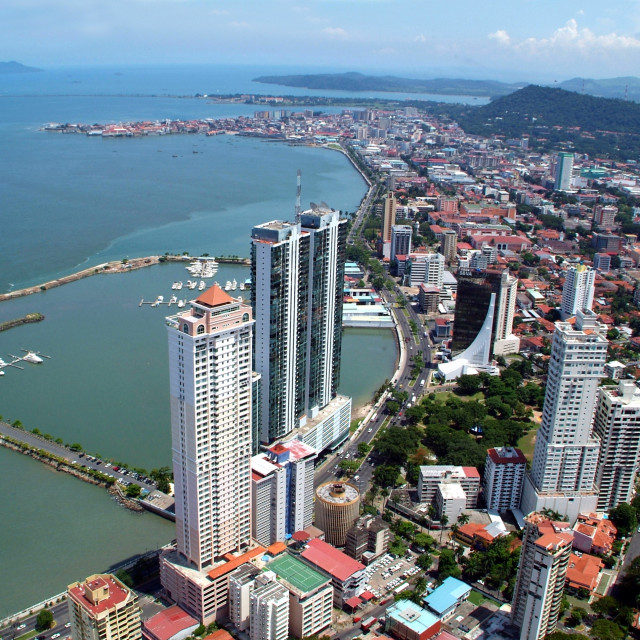 "Bella Vista y el Cerro Ancon" stock image