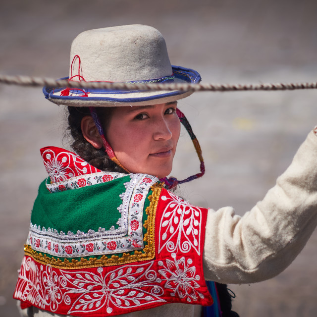 "Dancing Perú" stock image