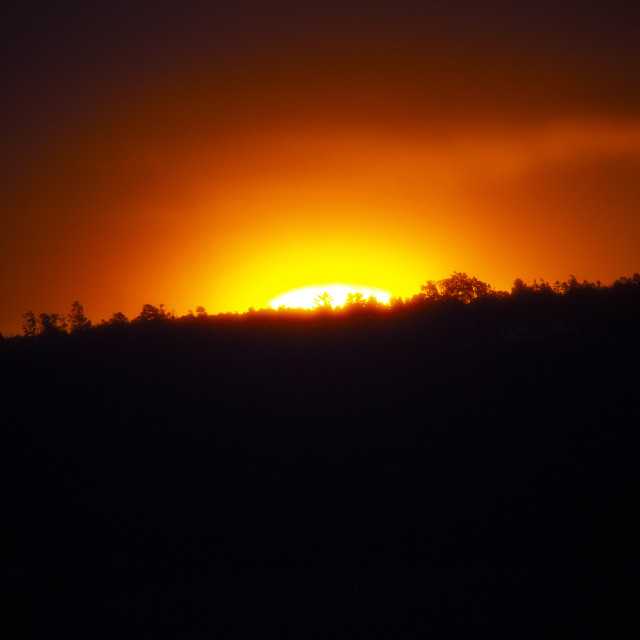 "Red Sunrise over the Black Isle, Scottish Highlands" by John McGowan - £5.00 "Red Sunrise over the Black Isle, Scottish Highlands" stock image