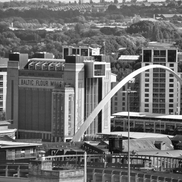 Gateshead Baltic Flour Mill & Millennium Bridge License, download or