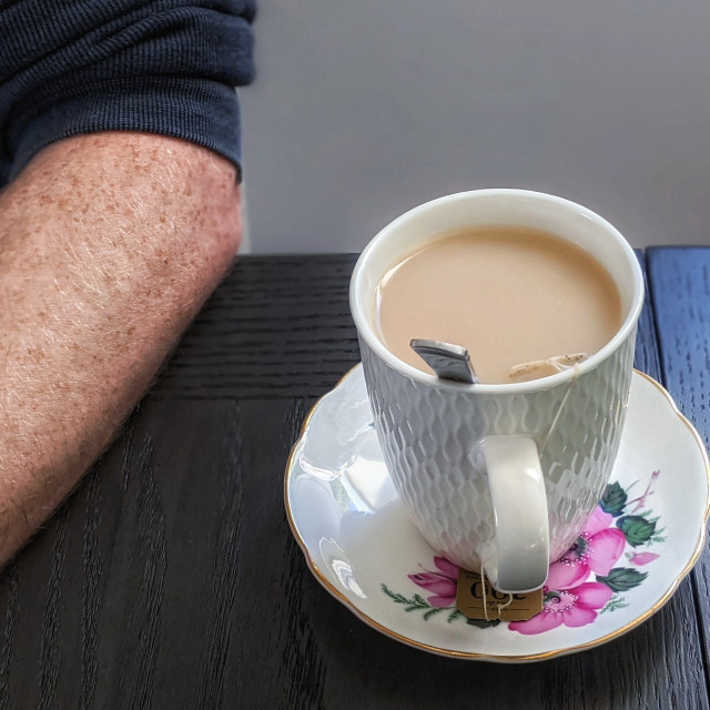 "Tea at work" by MLLL Photography - $6.34 "Tea at work" stock image