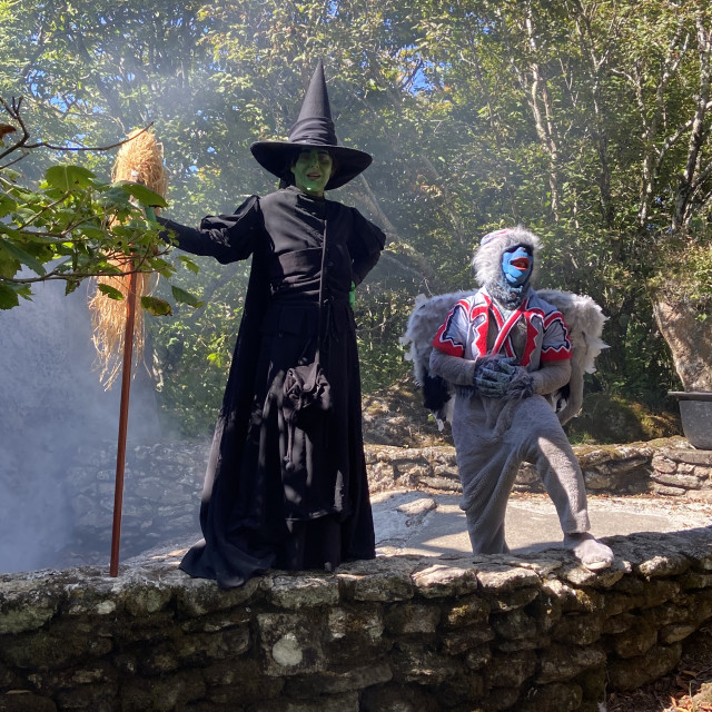 "The Wicked Witch with her Monkey Guards-Land of Oz" stock image