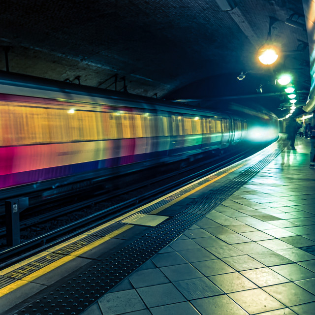 "Ghost train" stock image